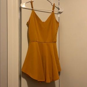 Mustard yellow romper